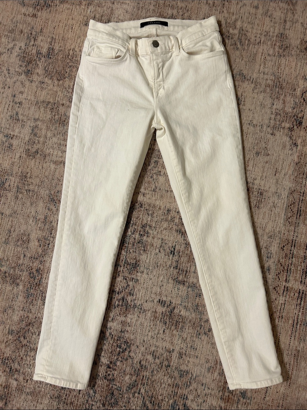 J Brand “the Capri” White Skinny Jeans Size 27 Like New